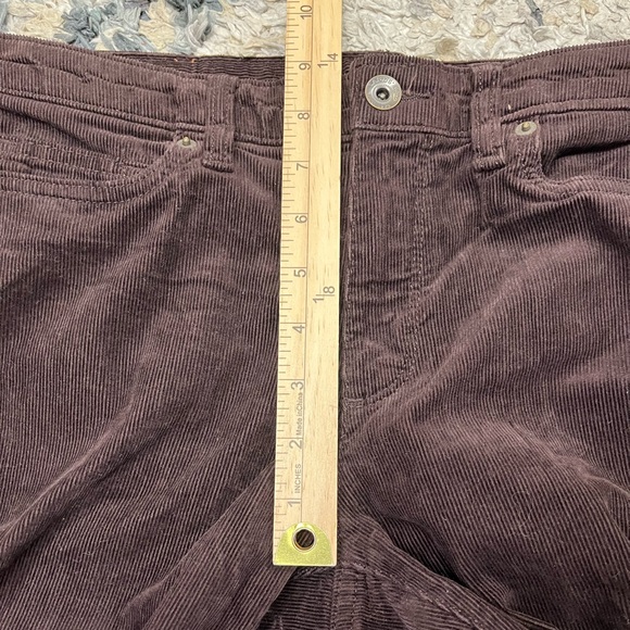 Lands End Corduroy Brown Pants 5 Pocket Mid Rise Straight Size 6 - Picture 9 of 10
